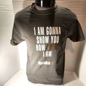 Men's Muhammad Ali Graphic Distressed T-Shirt